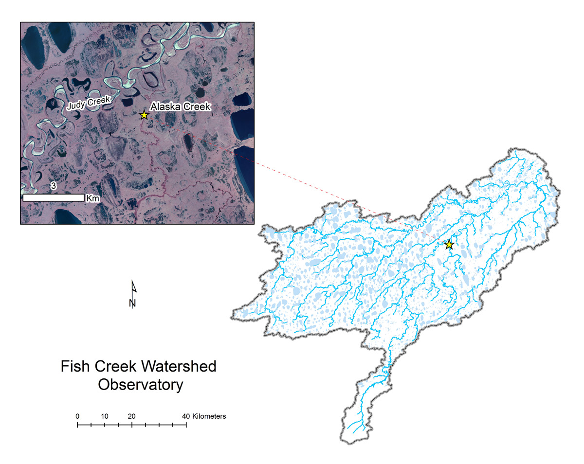 Alaska Creek location map